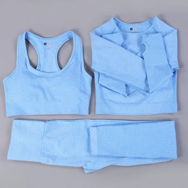 2/3PCS Seamless Women Workout Sportswear