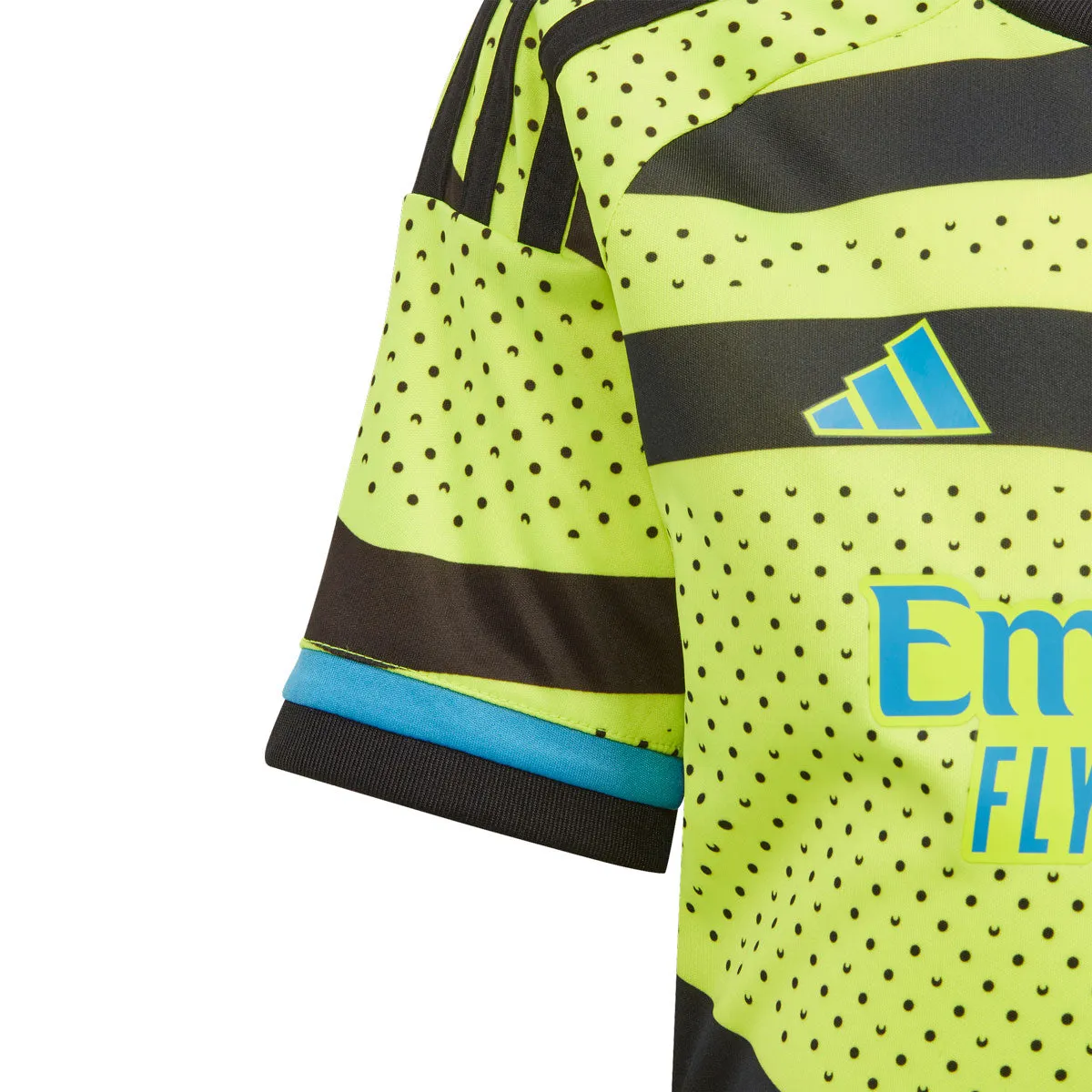 adidas Arsenal FC Official 2023/24 Away Mini Kit - Youth - Team Solar Yellow/Black