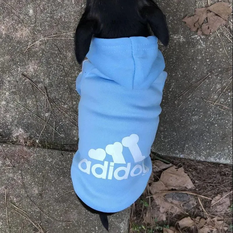 Adidog Winter Sport Hoodie: Cozy Fleece Pet Apparel - Stylish Winter Wear