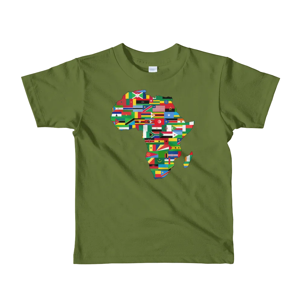 African Flags Short sleeve kids t-shirt