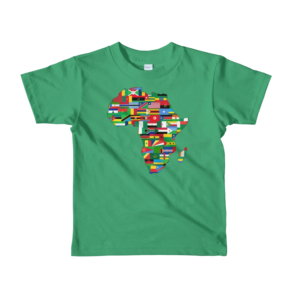 African Flags Short sleeve kids t-shirt