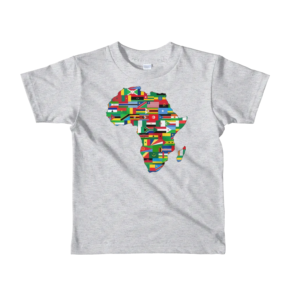 African Flags Short sleeve kids t-shirt