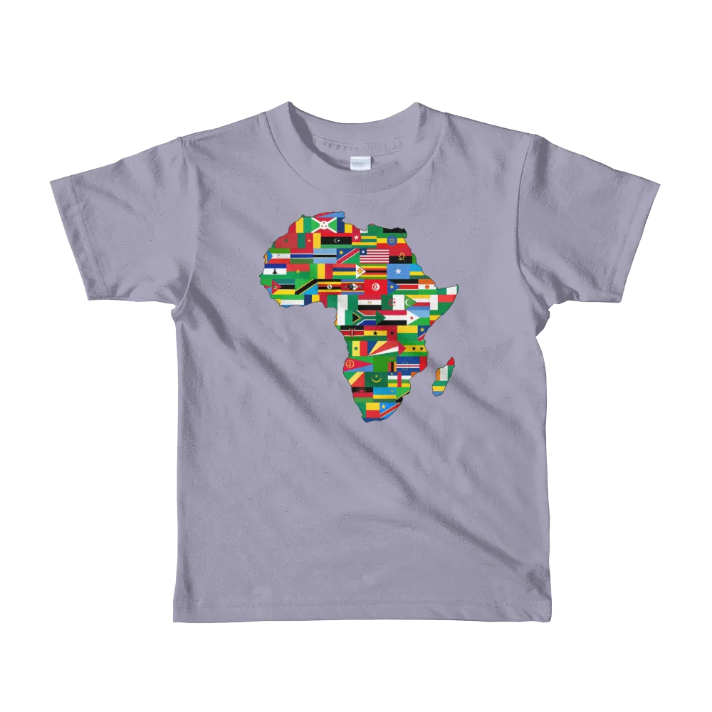 African Flags Short sleeve kids t-shirt