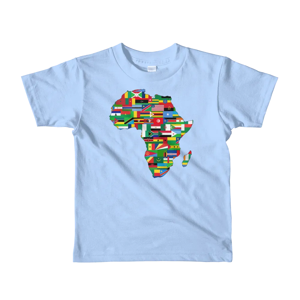 African Flags Short sleeve kids t-shirt