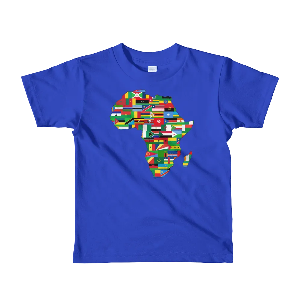 African Flags Short sleeve kids t-shirt