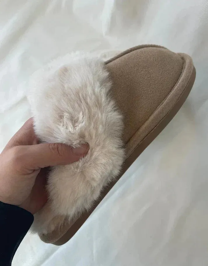 AMBER | COZY SLIP-ON SLIPPERS