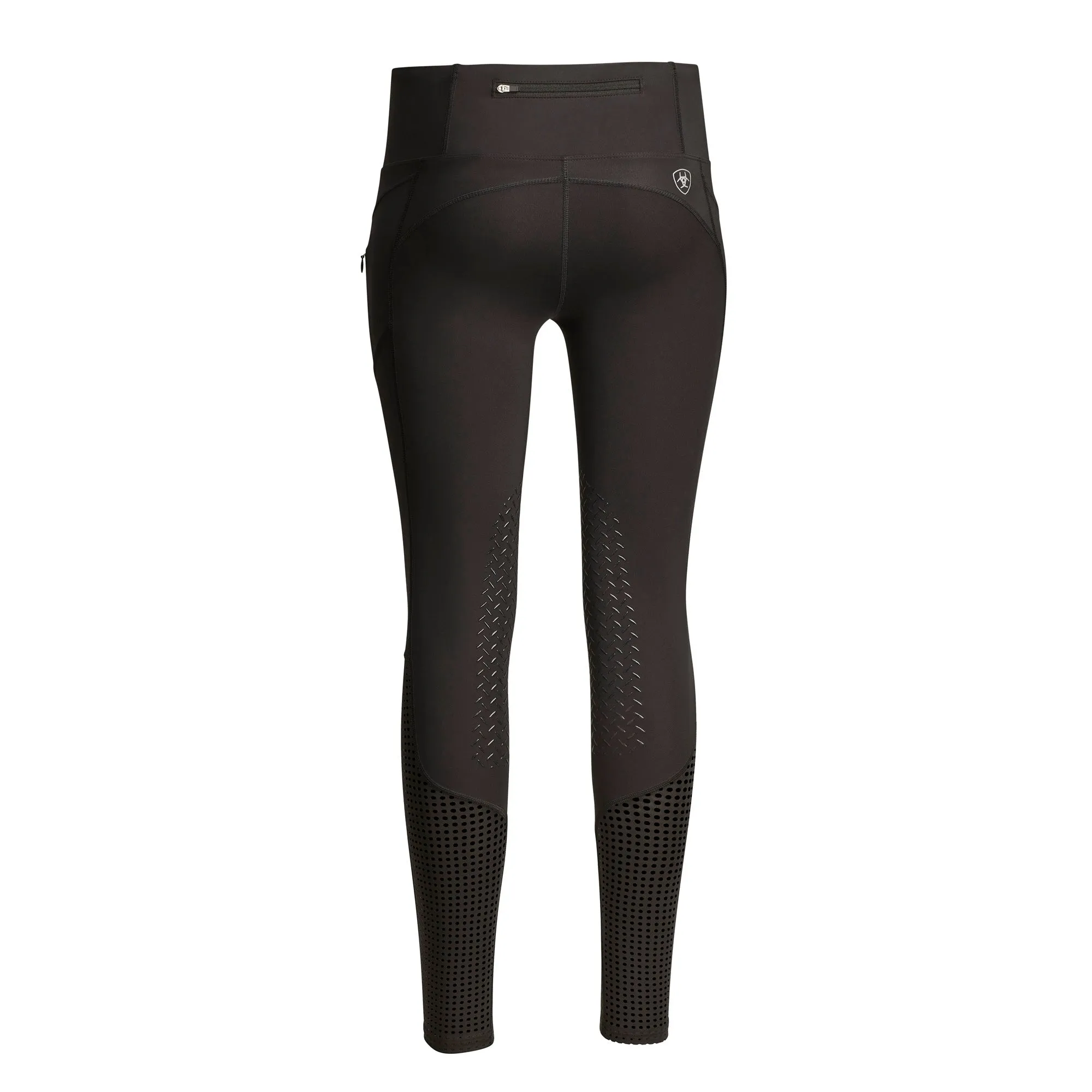 Ariat Ladies EOS Knee Patch Black Tights 10025582