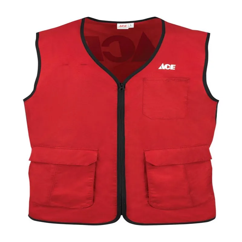 Artcraft No Snag M Sizes Men's Sleeveless V-Neck Red Vest