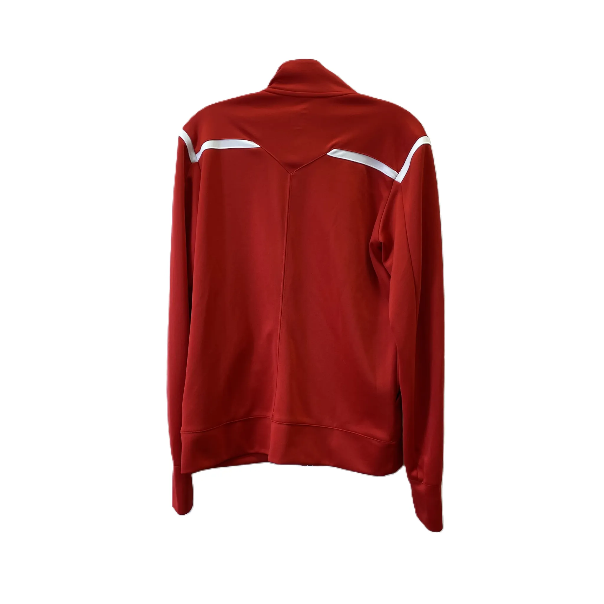 Athletic Jacket By Nike Apparel In Red, Size: L