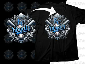 Baseball Smoke Kansas City Royals Team Png Digital Download