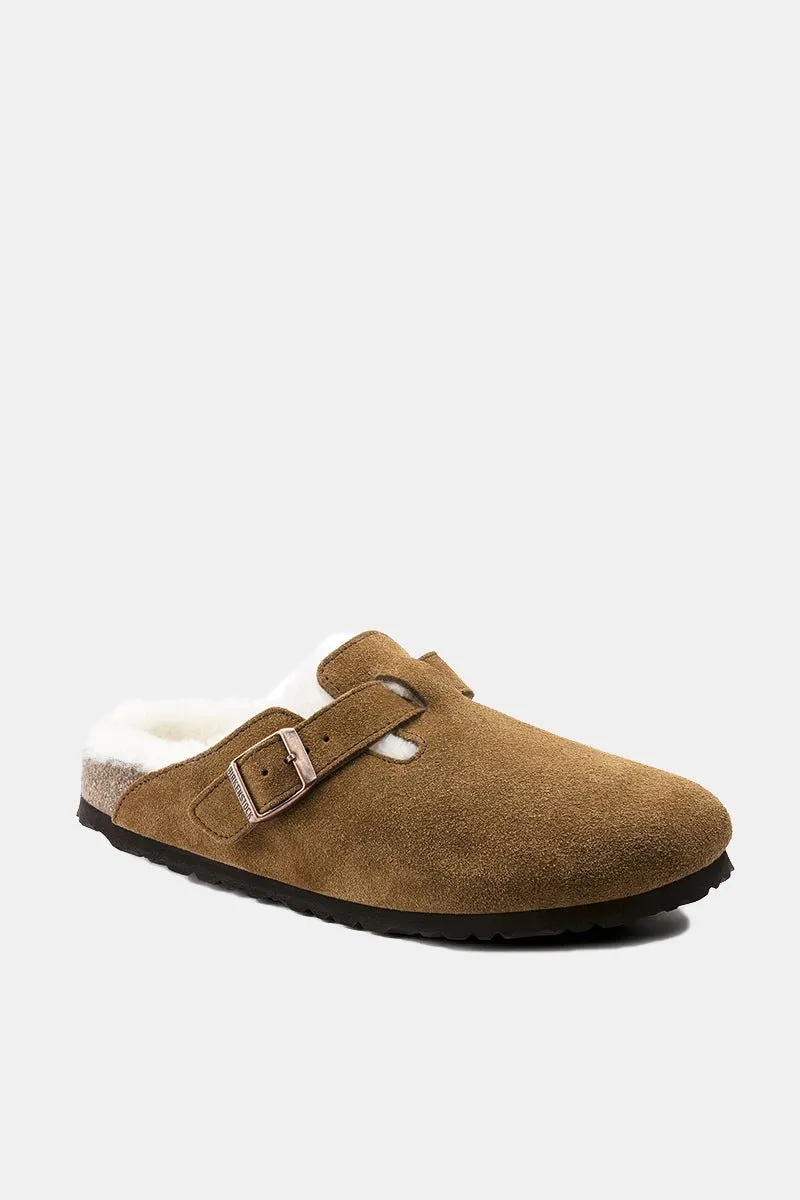 Birkenstock Boston Shearling (Mink Brown)