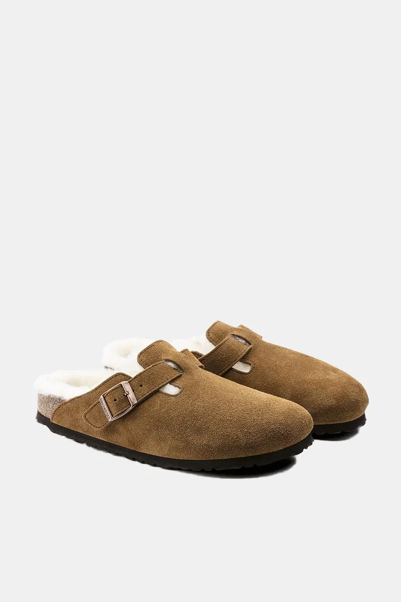 Birkenstock Boston Shearling (Mink Brown)