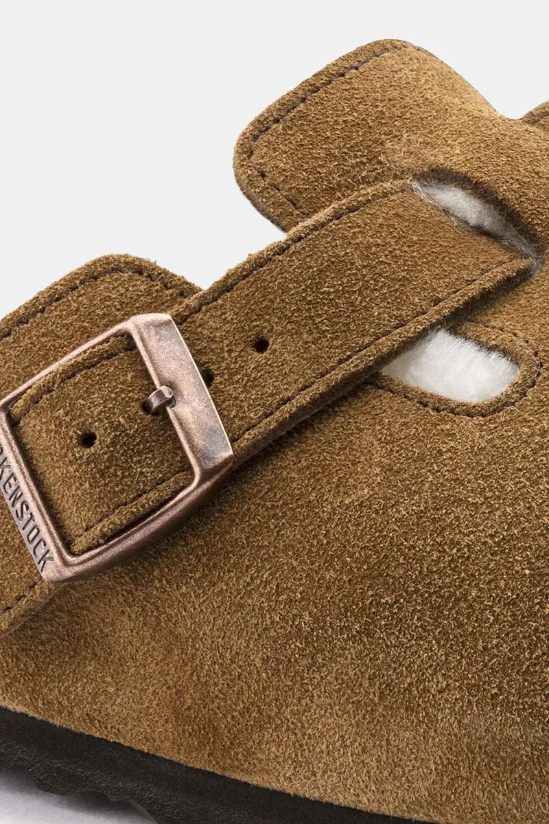 Birkenstock Boston Shearling (Mink Brown)