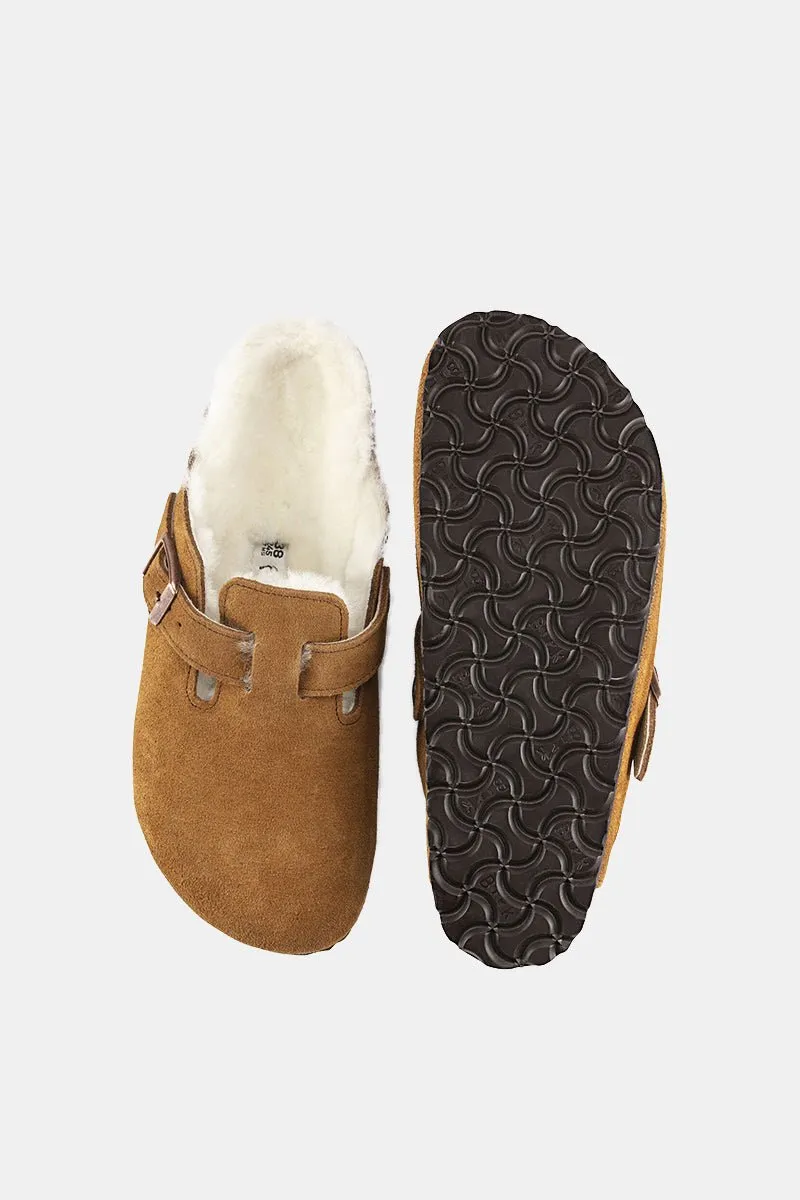 Birkenstock Boston Shearling (Mink Brown)