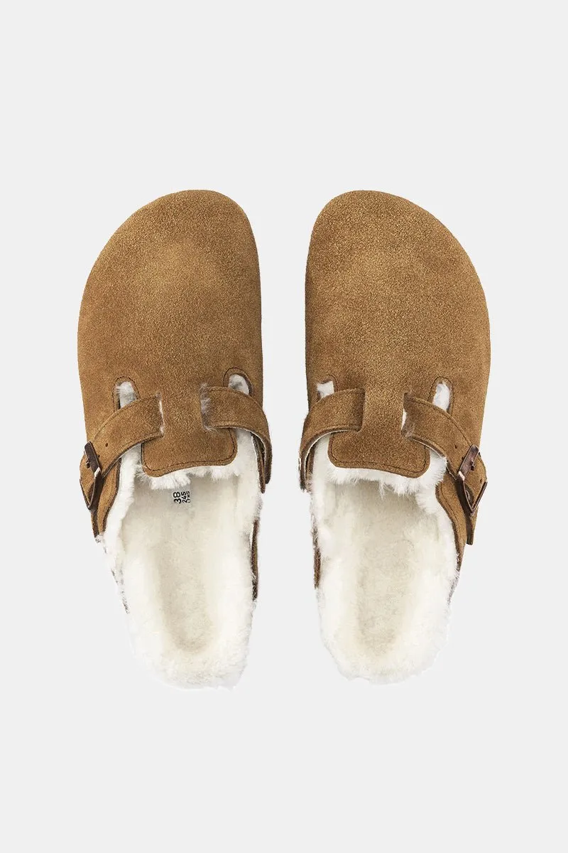 Birkenstock Boston Shearling (Mink Brown)