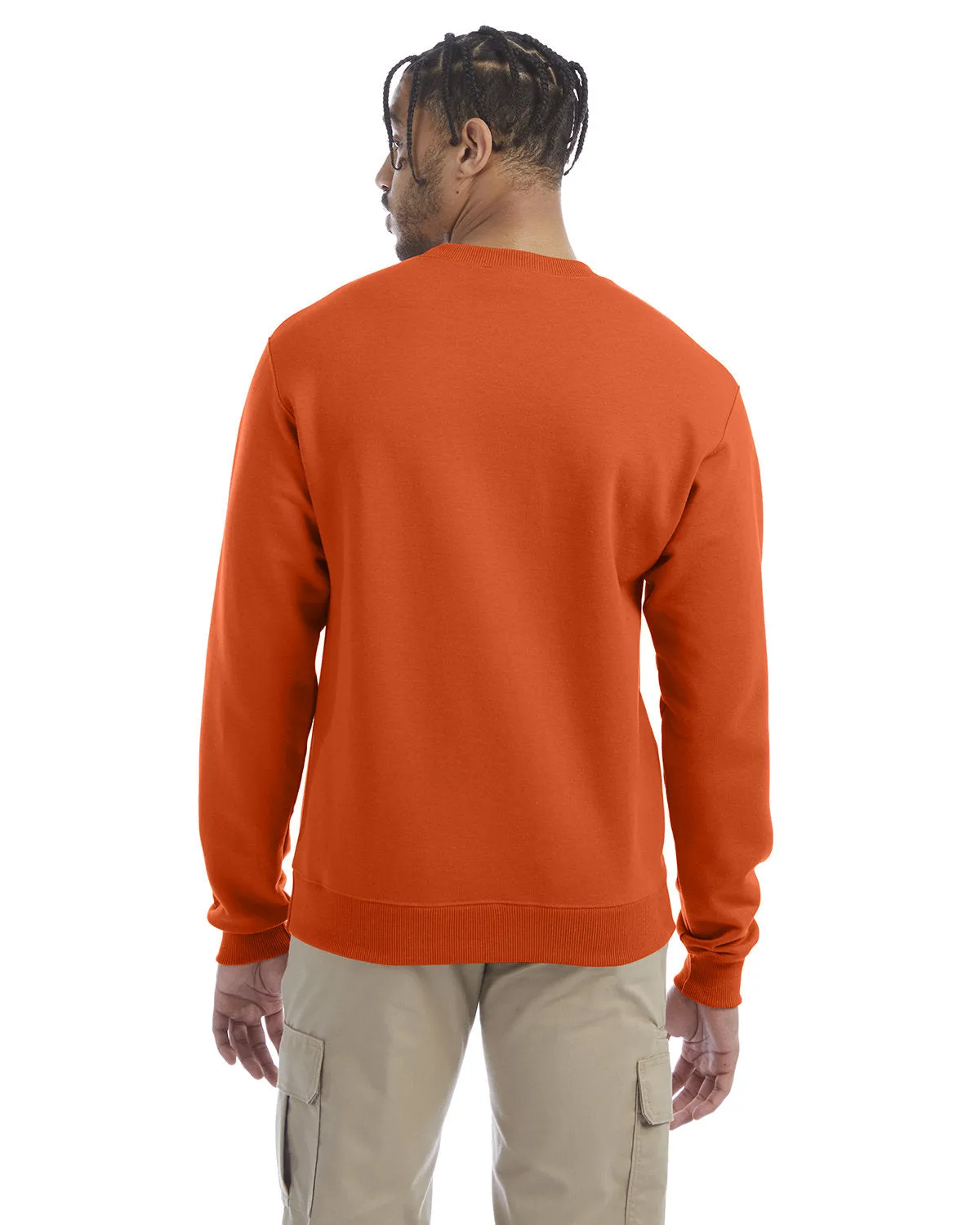 Champion Adult Powerblend® Crewneck Sweatshirt S600 ORANGE