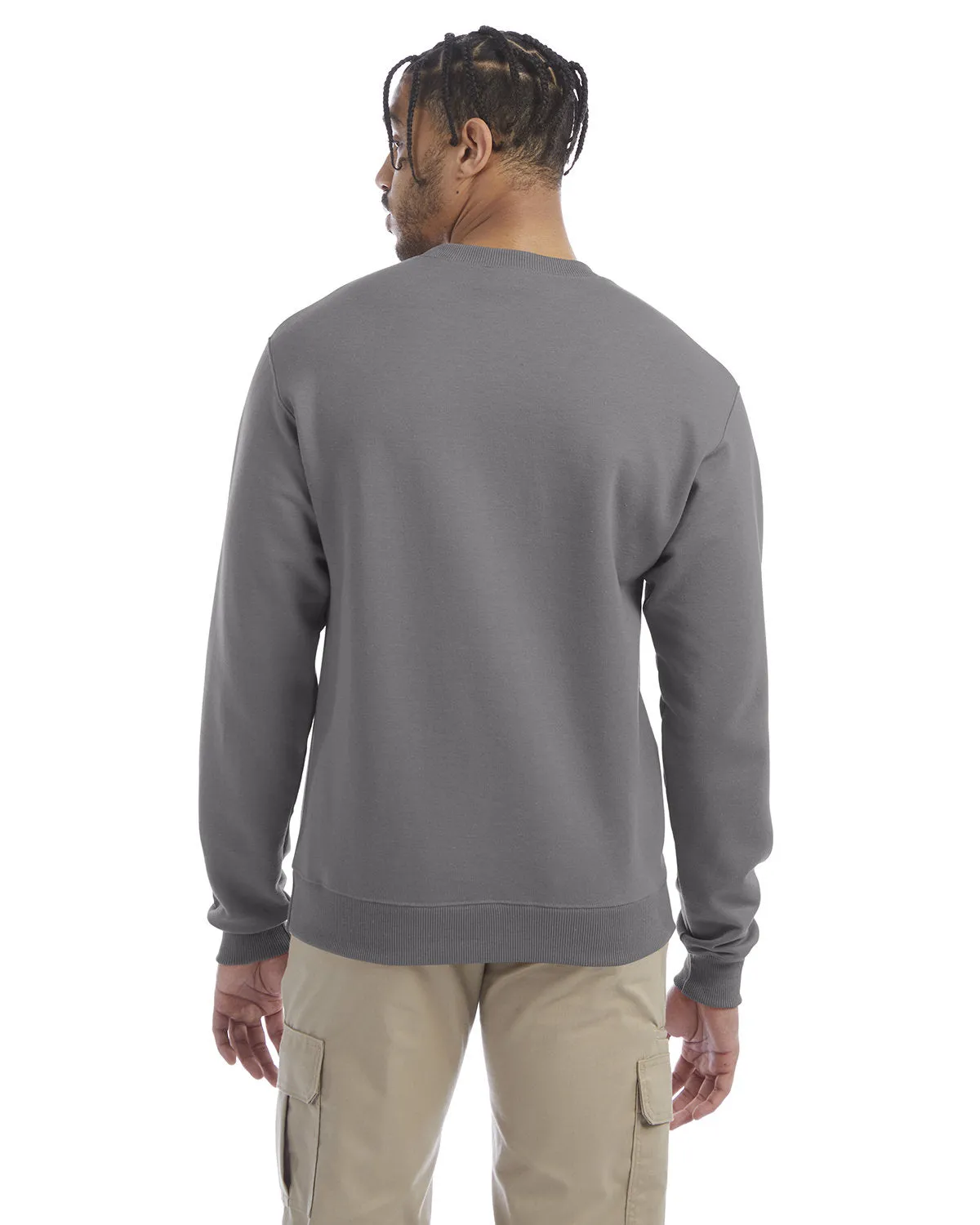 Champion Adult Powerblend® Crewneck Sweatshirt S600 STONE GRAY