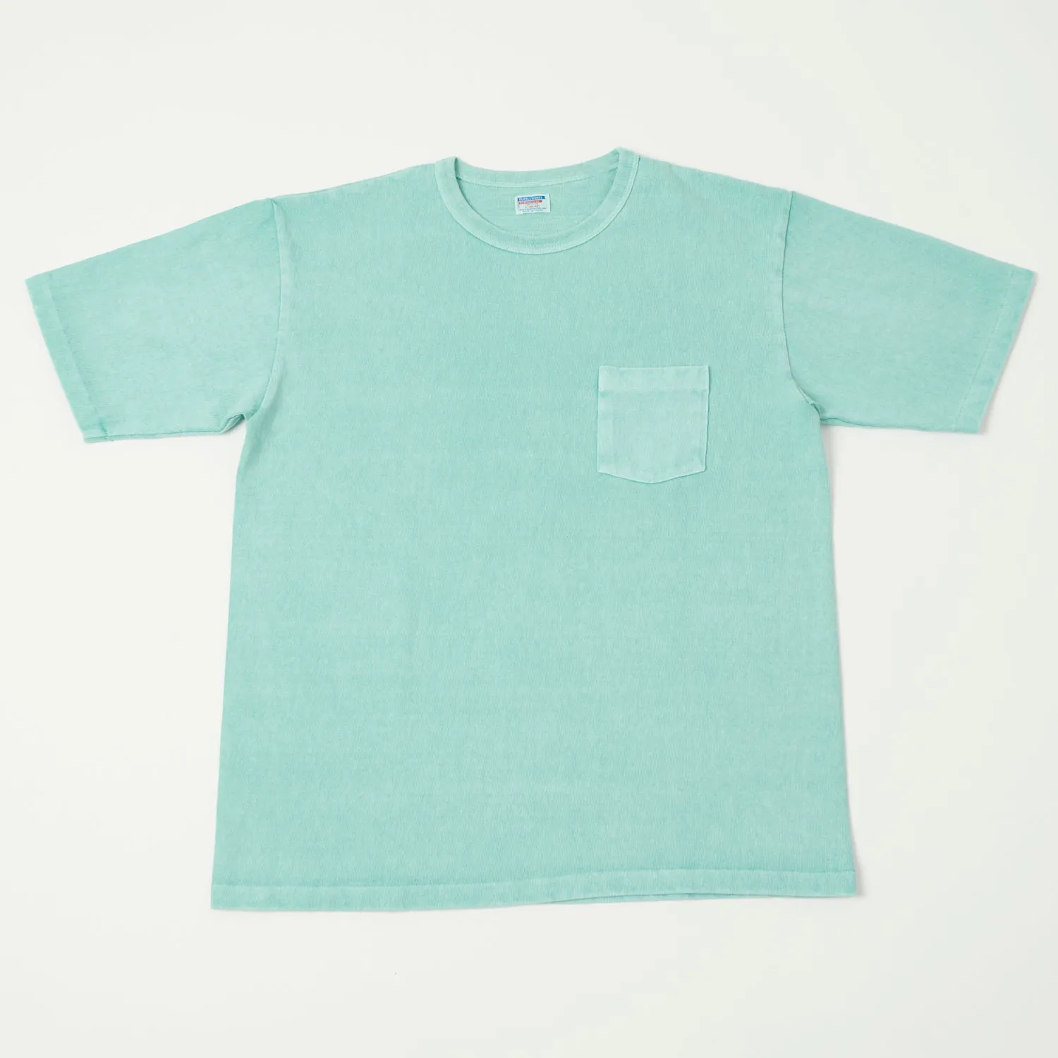 Dubbleworks Heavy Fabric Pigment Pocket Tee - Lt Turquoise