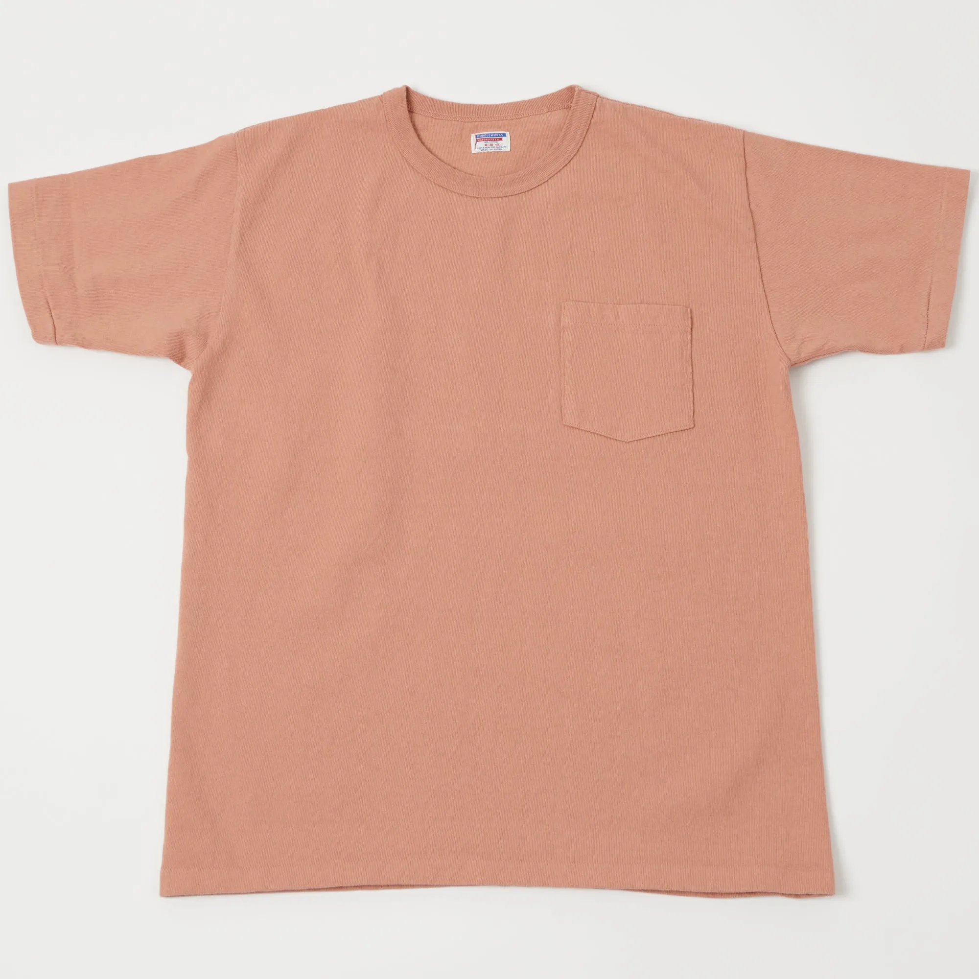 Dubbleworks Heavy Fabric Pocket Tee - Salmon