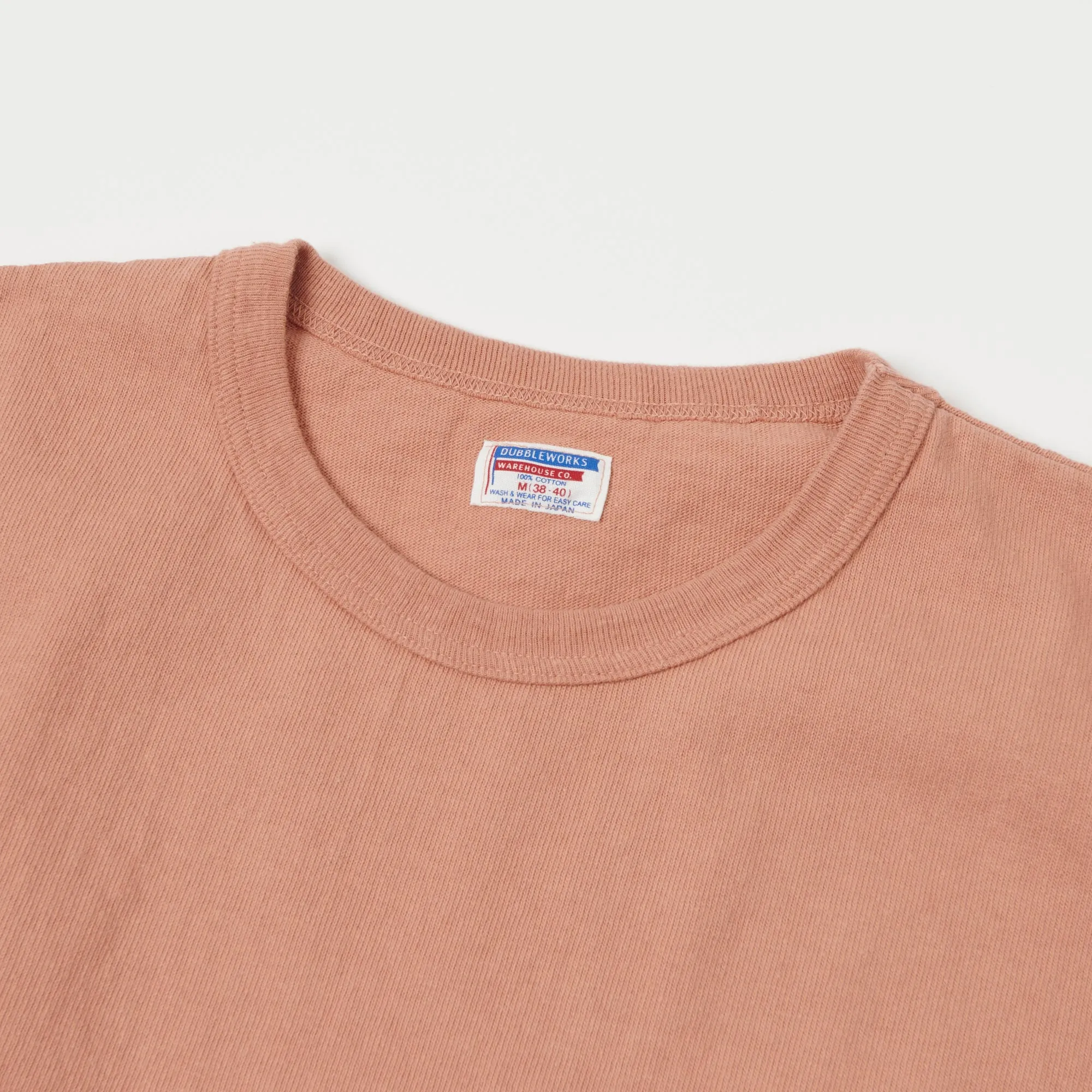 Dubbleworks Heavy Fabric Pocket Tee - Salmon