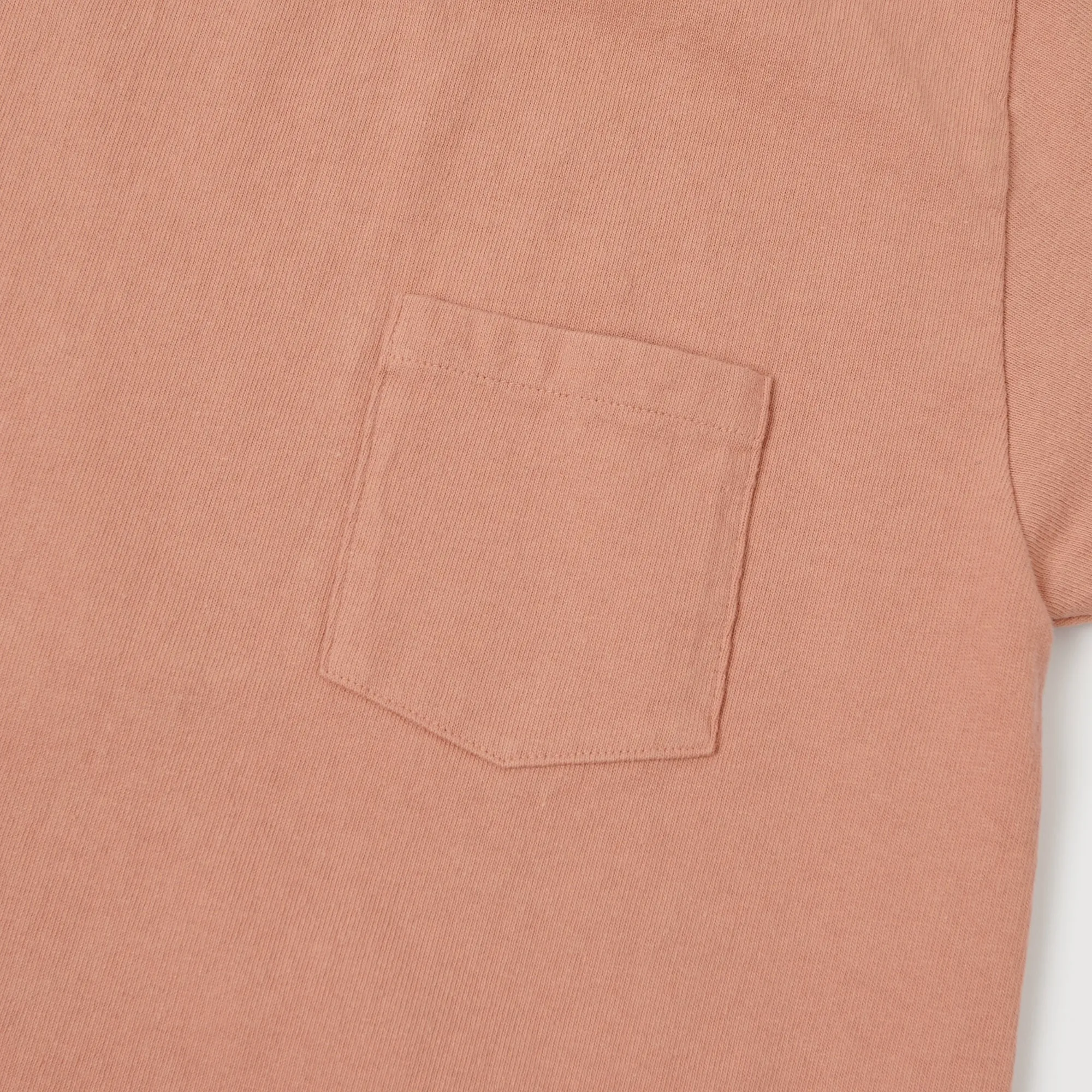 Dubbleworks Heavy Fabric Pocket Tee - Salmon