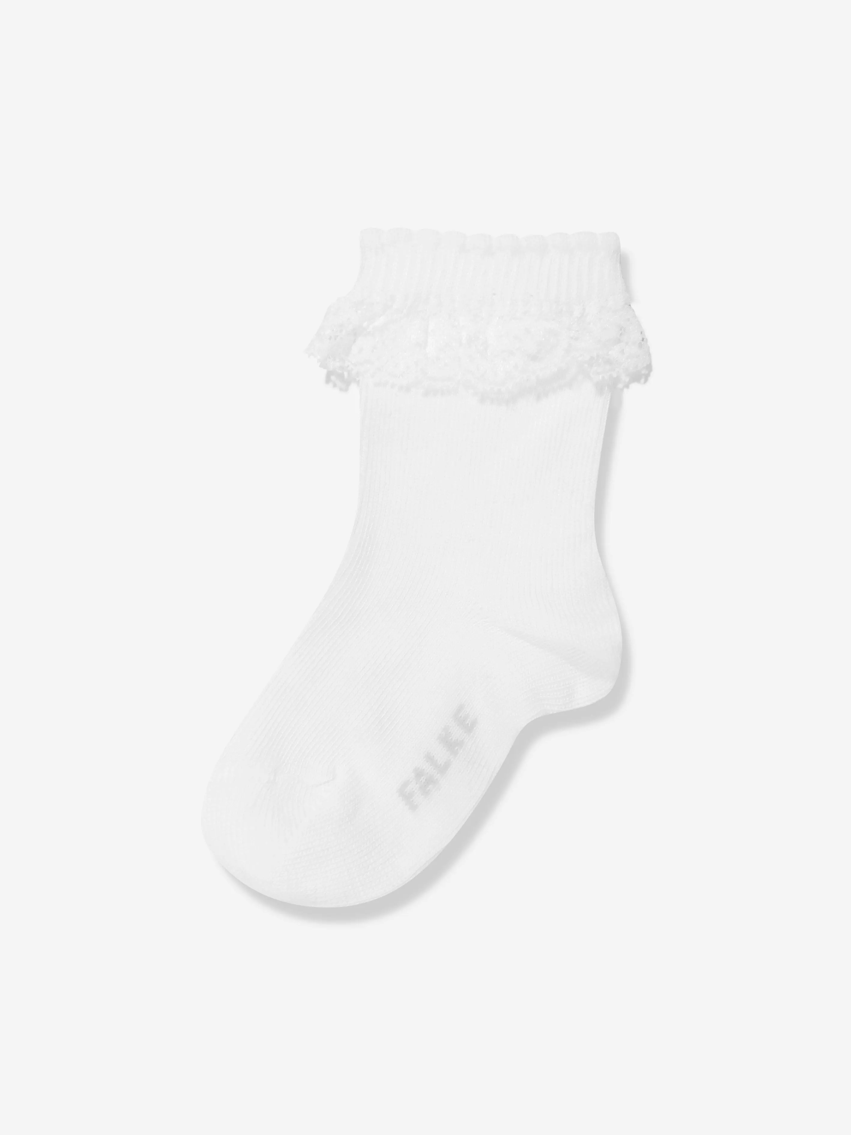 Falke Baby Girls Romantic Lace Socks in White