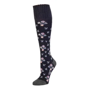 Fiona - Organic Cotton Knee Socks - Black