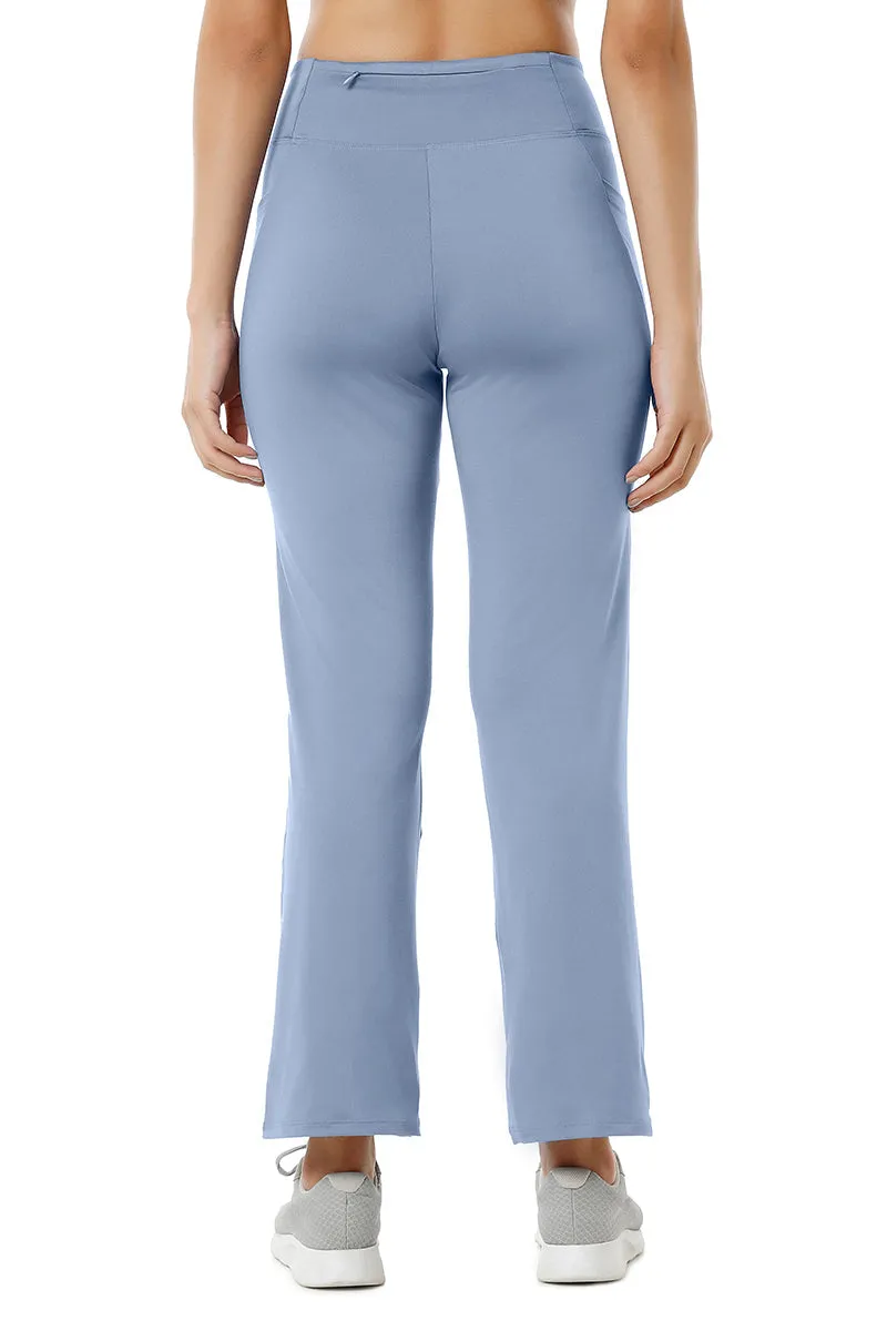 Flaunt Flared High Rise Travel Pants - Tempest