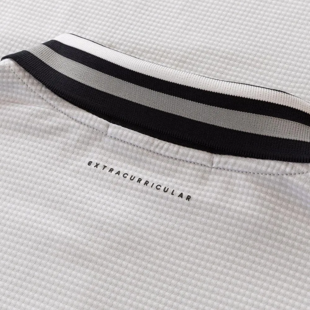 Harlequin Polo Heather Grey/Bright White - AW24