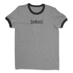 Heather Grey/Black Ringer T-shirt