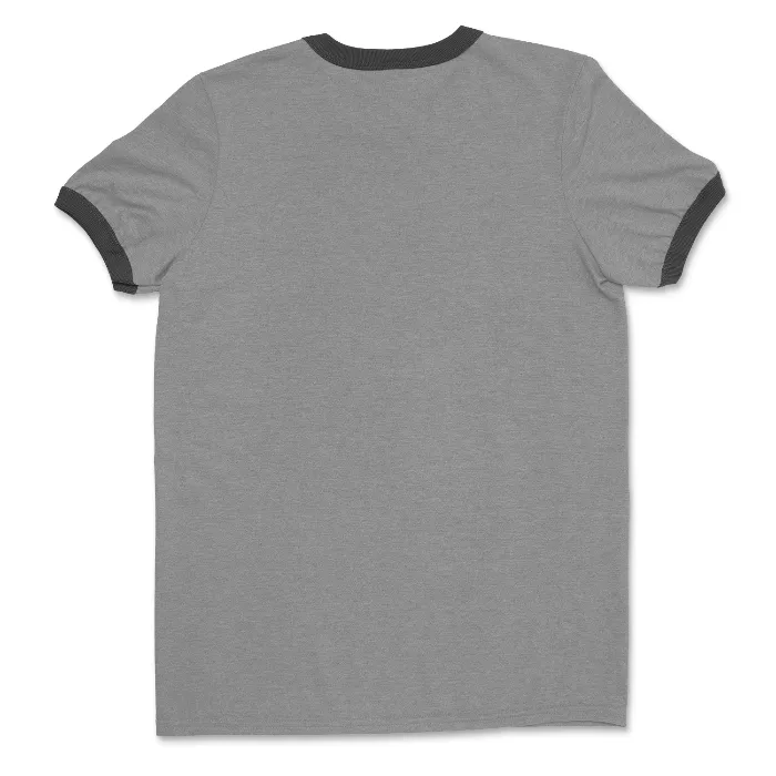 Heather Grey/Black Ringer T-shirt