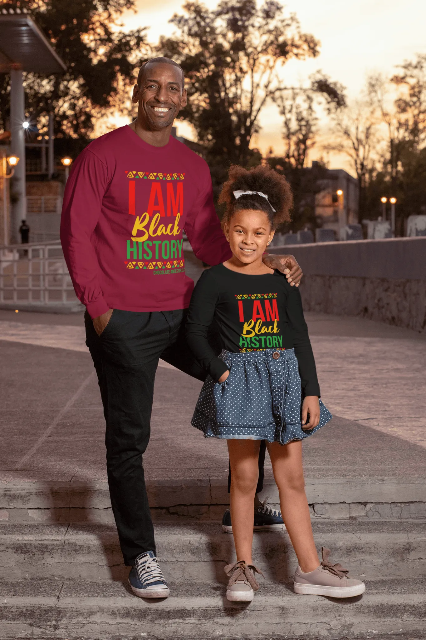 I Am Black History Unisex Long sleeve t-shirt