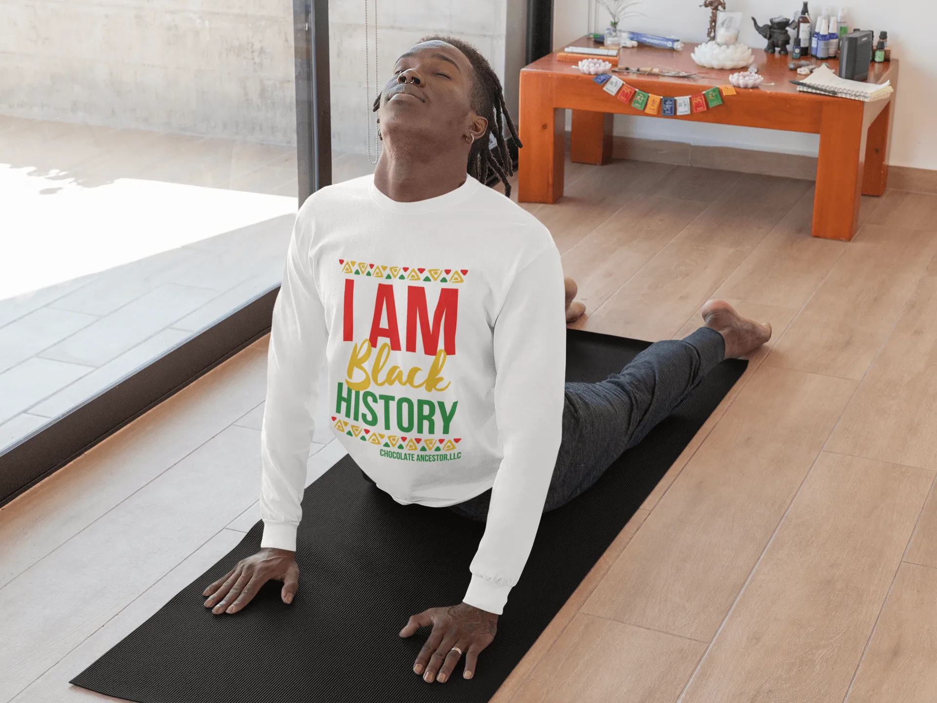 I Am Black History Unisex Long sleeve t-shirt