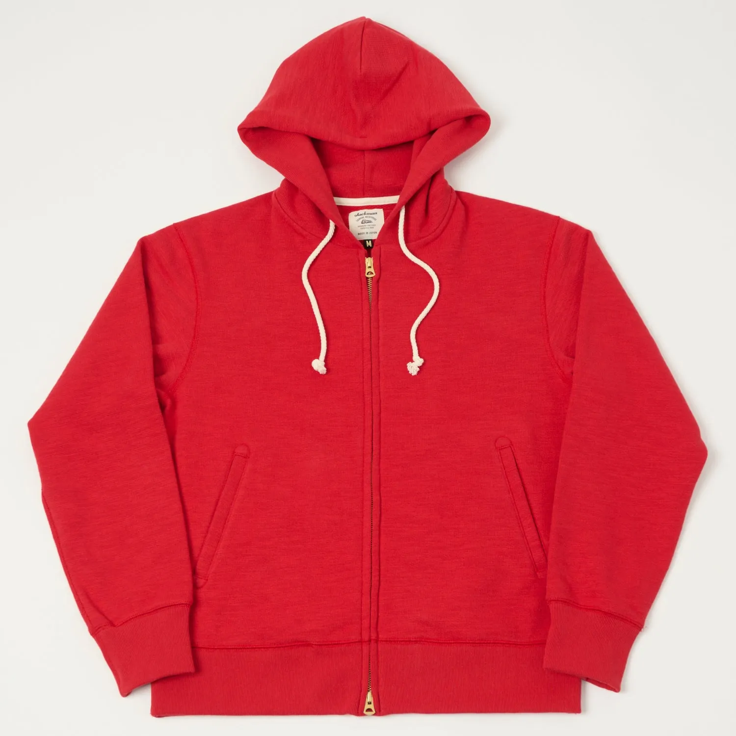 Jackman GG Sweat Zip Parka - Red