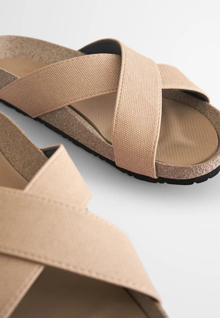 Jane Cross Strap Cushion Lightweight Sandals