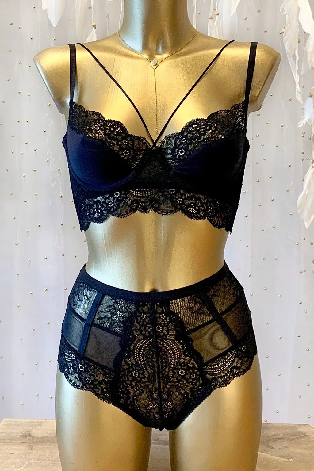 Lingerie Audrey Black Bottom