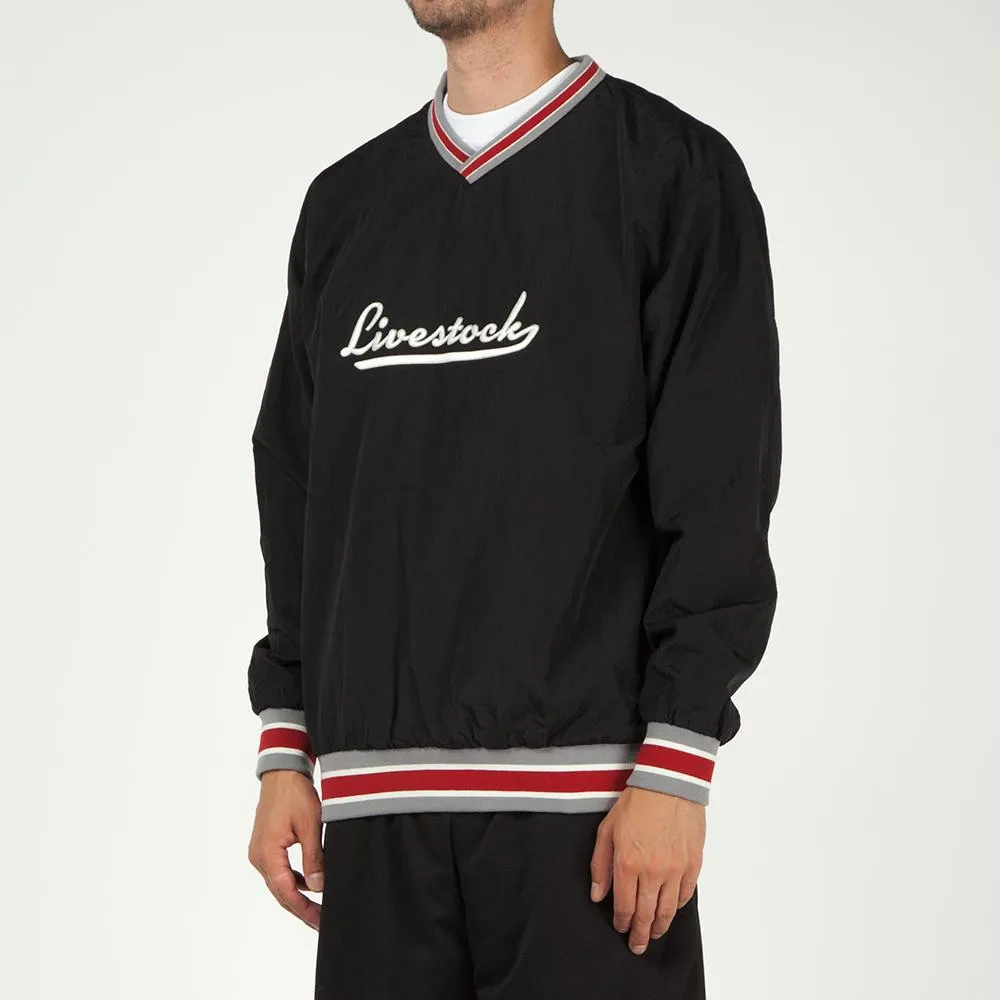 Livestock Reversible Warm Up Pullover / Black