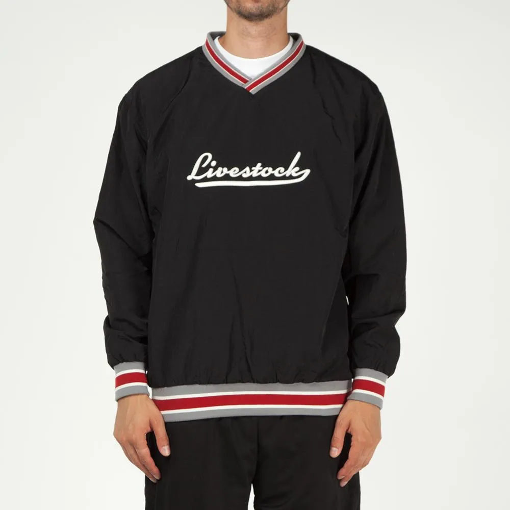 Livestock Reversible Warm Up Pullover / Black