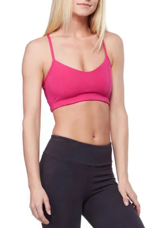 LVR Organic Sports Bra - Hot Pink