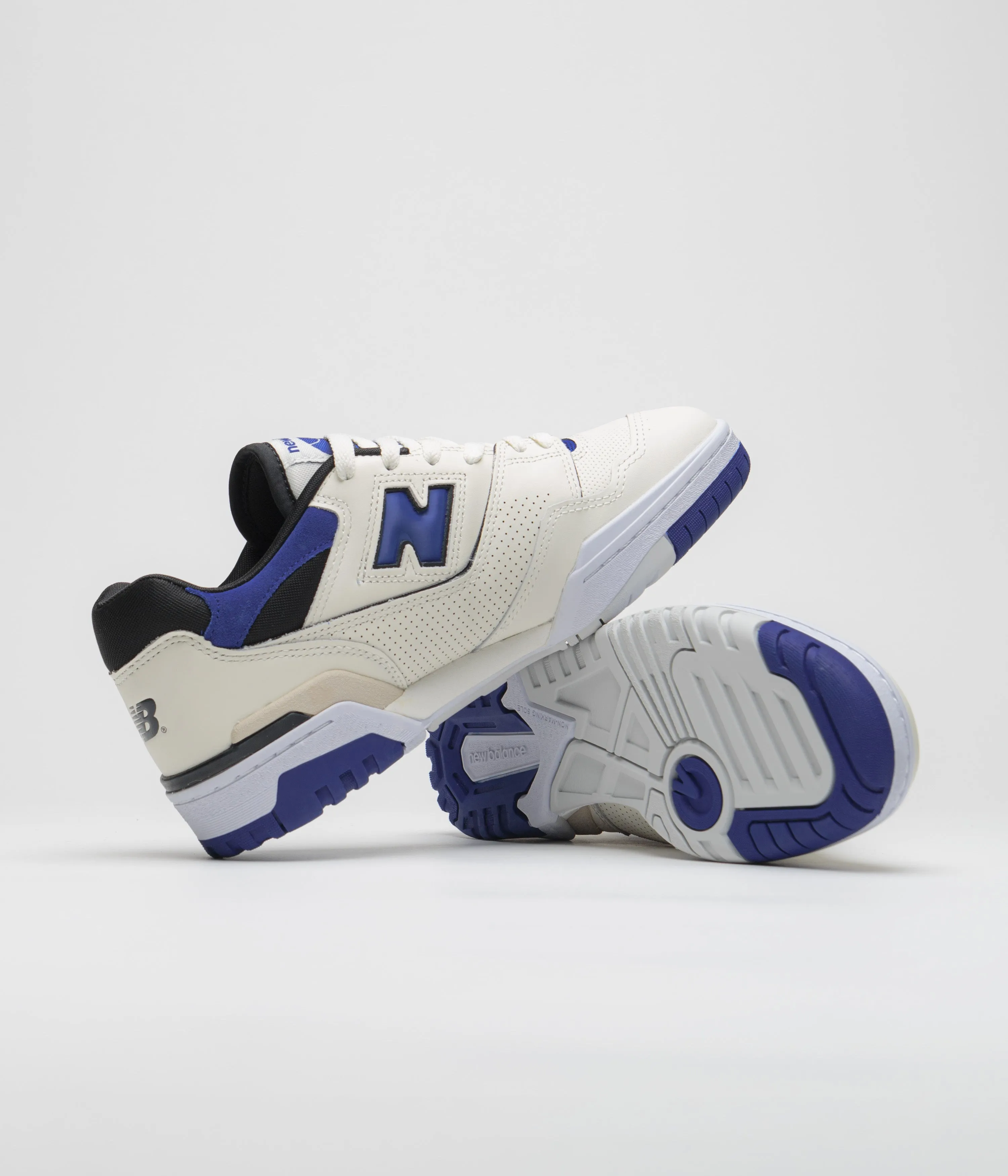 New Balance 550 Shoes - Sea Salt / Blue