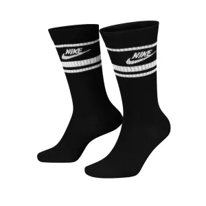 Nike Sportswear Dri-Fit Everyday Essential Crew Socks (3 Pairs) Black/White DX5089-010