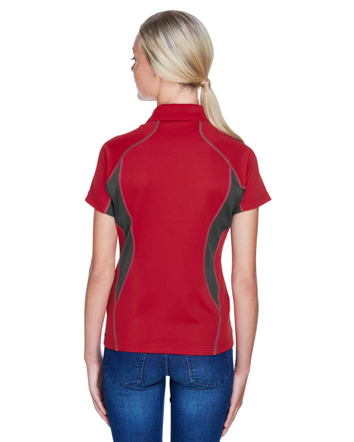 North End 78657 Ladies' Serac UTK coollogik Performance Zippered Polo