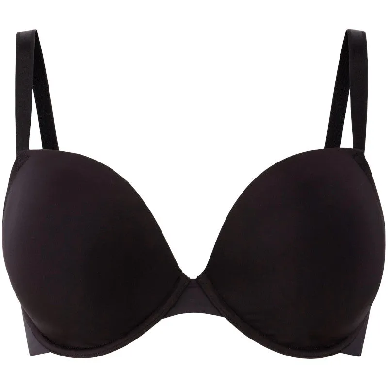 Porcelain Elan Plunge Bra Black - Panache