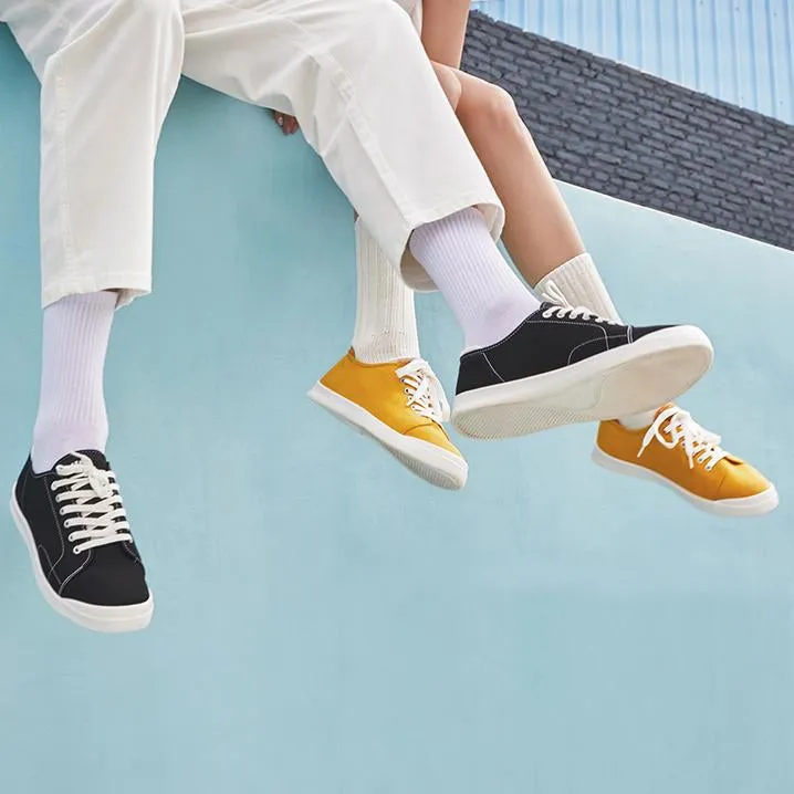 Pure Colour Low-top Canvas Sneakers