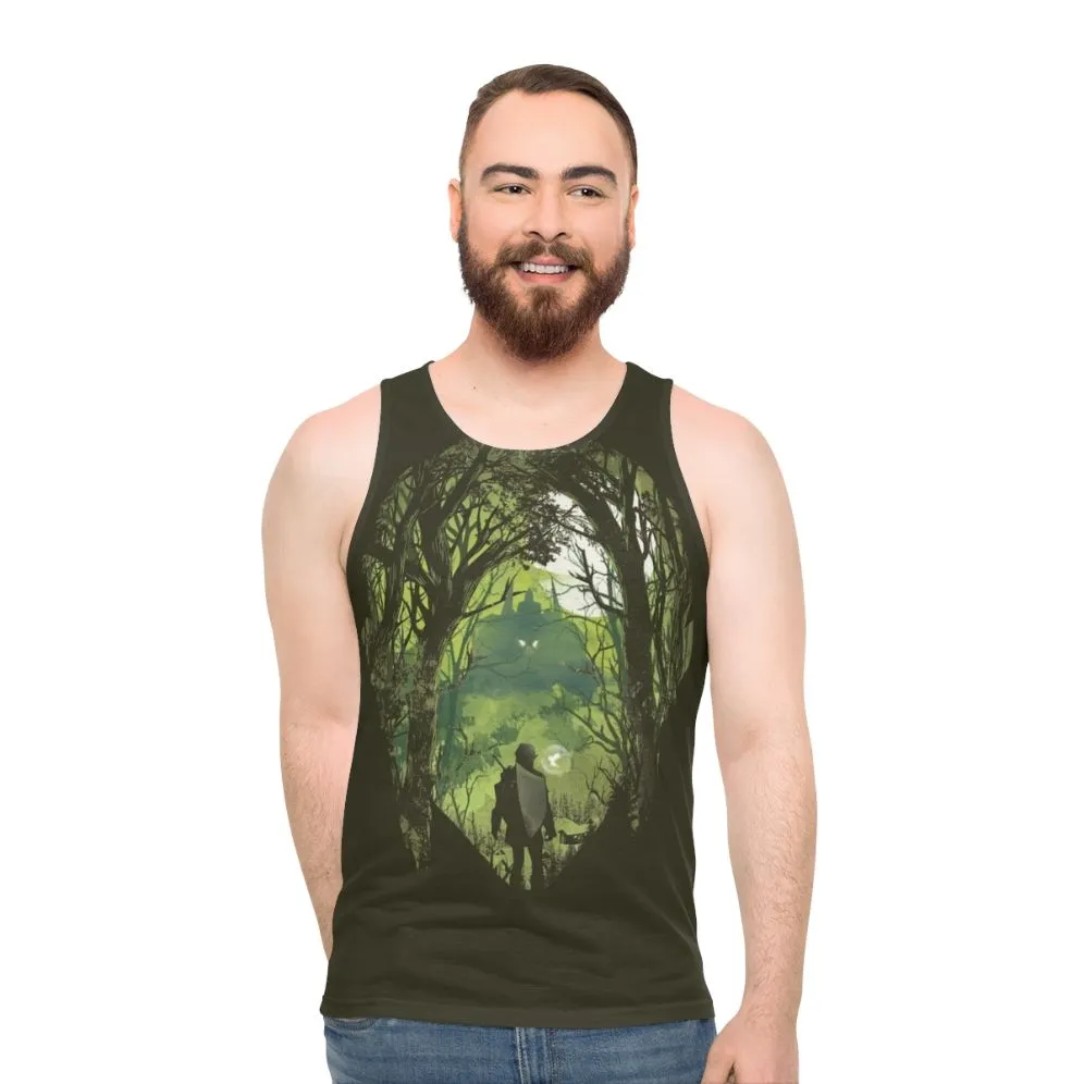 "It's Dangerous to Go Alone" Unisex Gamer Tank Top