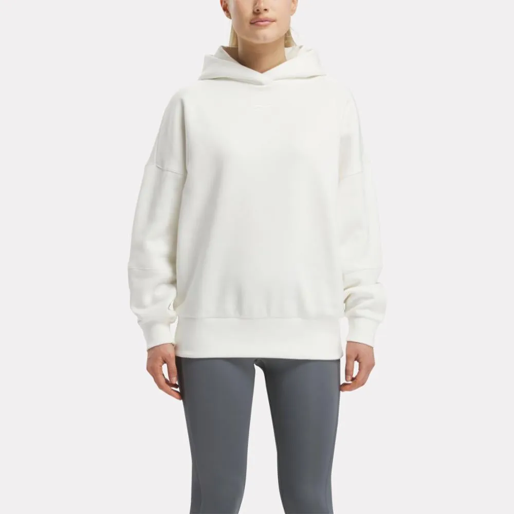 Reebok Apparel Women Lux Oversized Hoodie CHALK