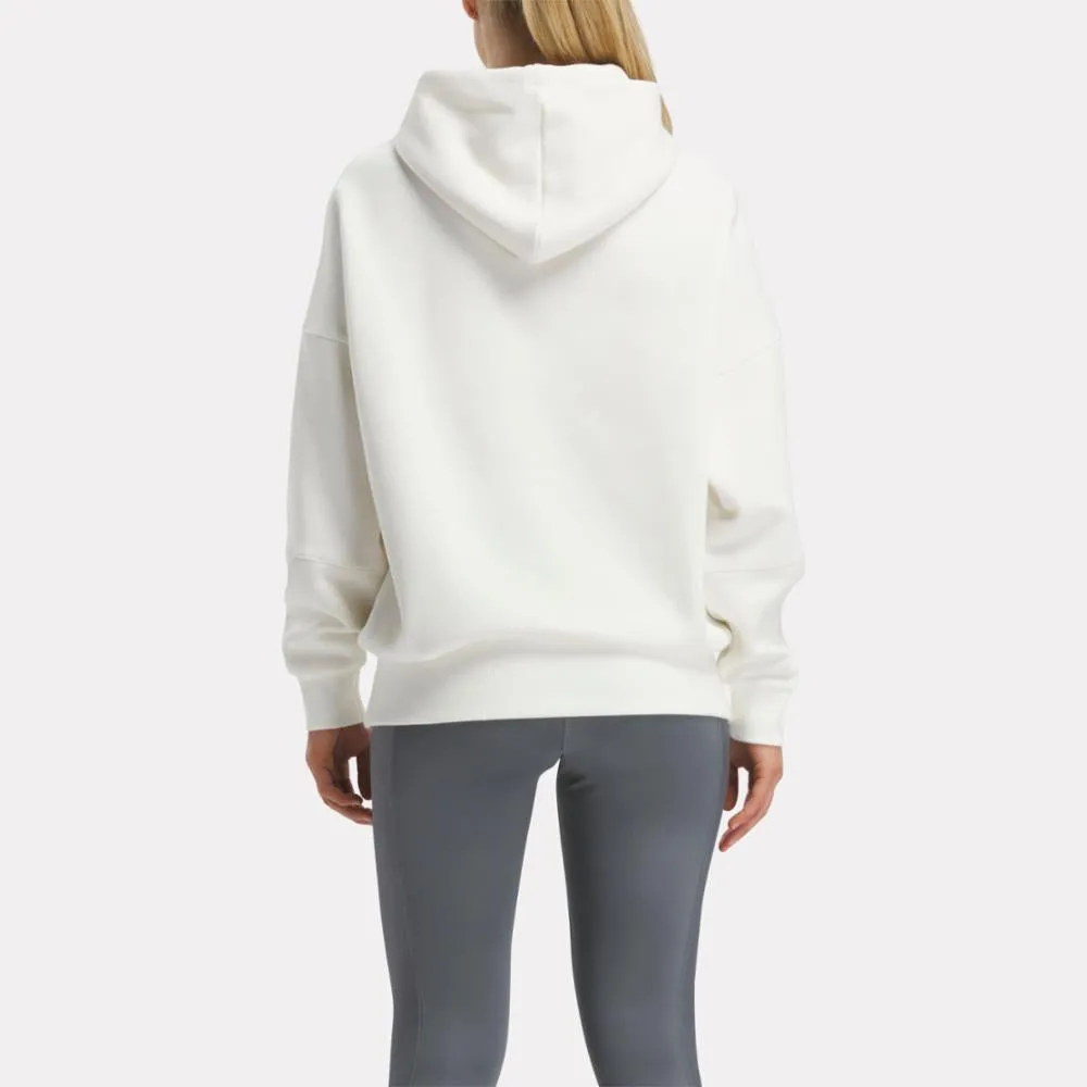 Reebok Apparel Women Lux Oversized Hoodie CHALK