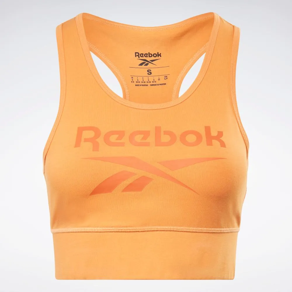 Reebok Apparel Women Reebok Identity Sports Bra PEAFUZ