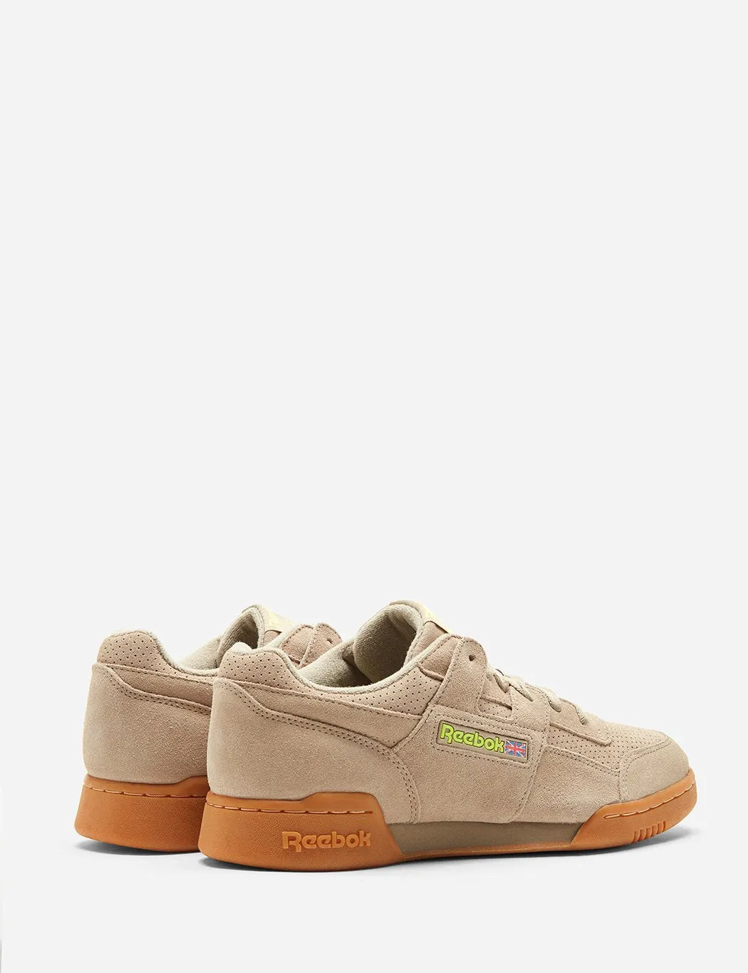 Reebok Workout Plus MU (DV4286) - Sand Beige/Neon Lime/Gum