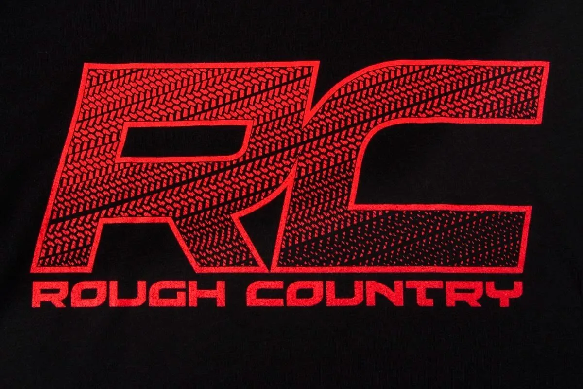 Rough Country T-Shirt - Pattern - Black - SM